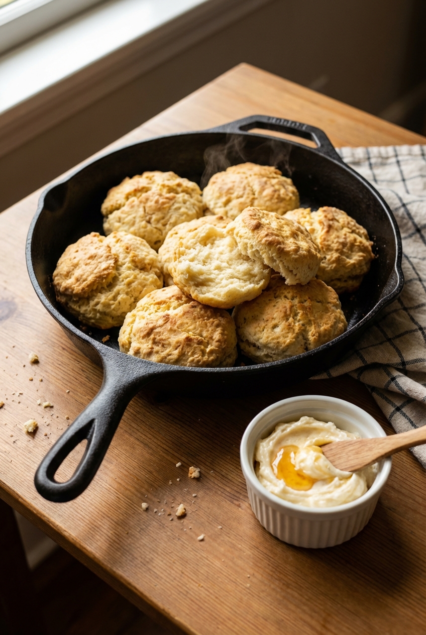 Smoky and Spicy Quick Biscuits