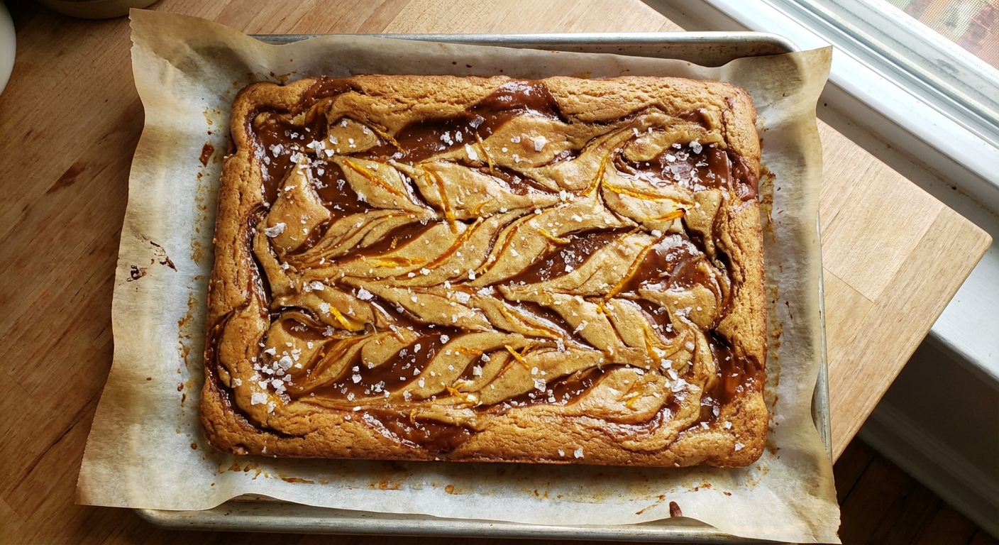 Tangy Dulce de Leche Swirl Bars