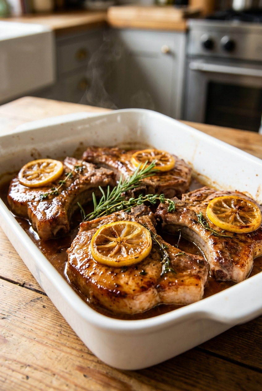 Zesty Baked Pork Chops