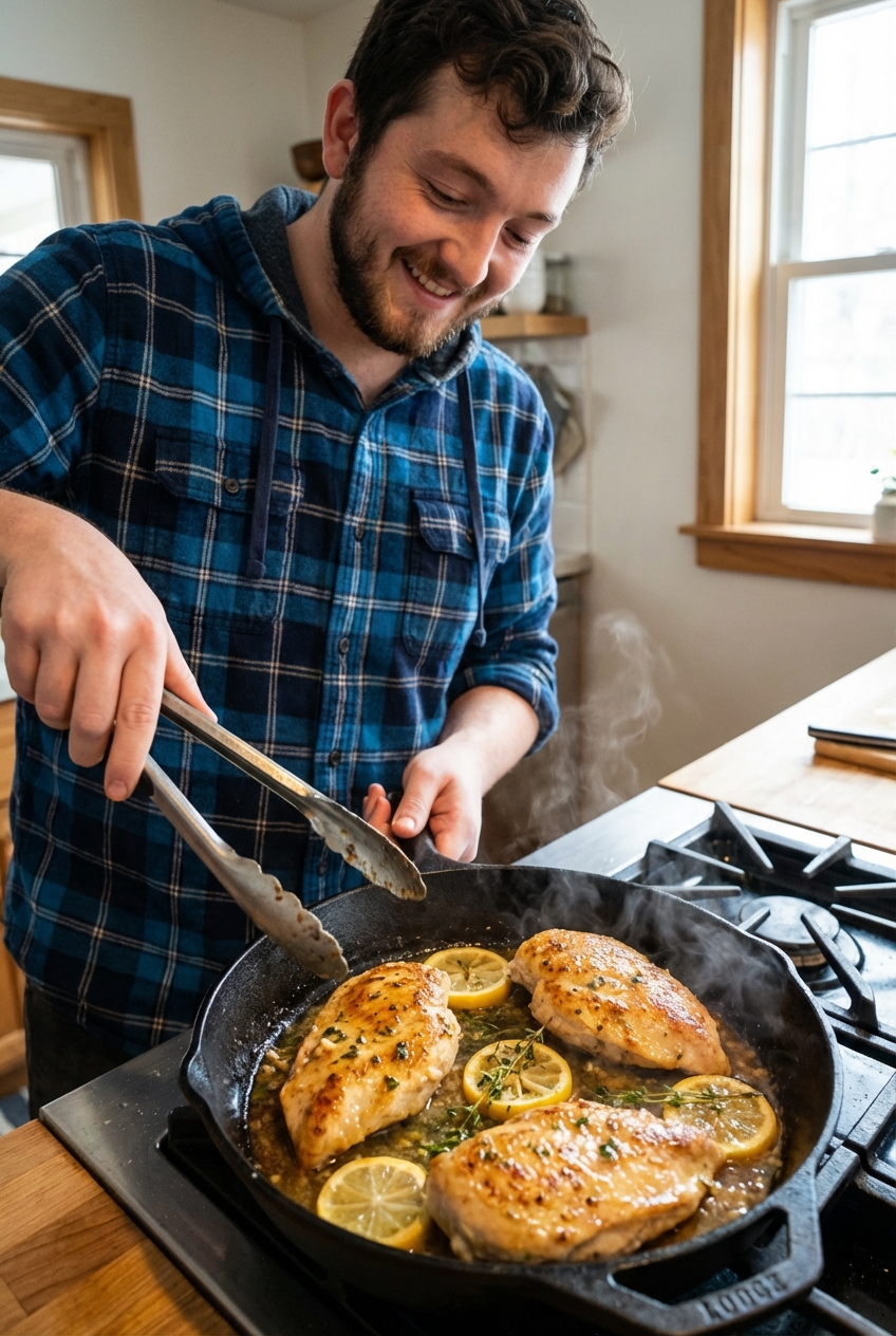 Juicy Pan-Seared Chicken Breast