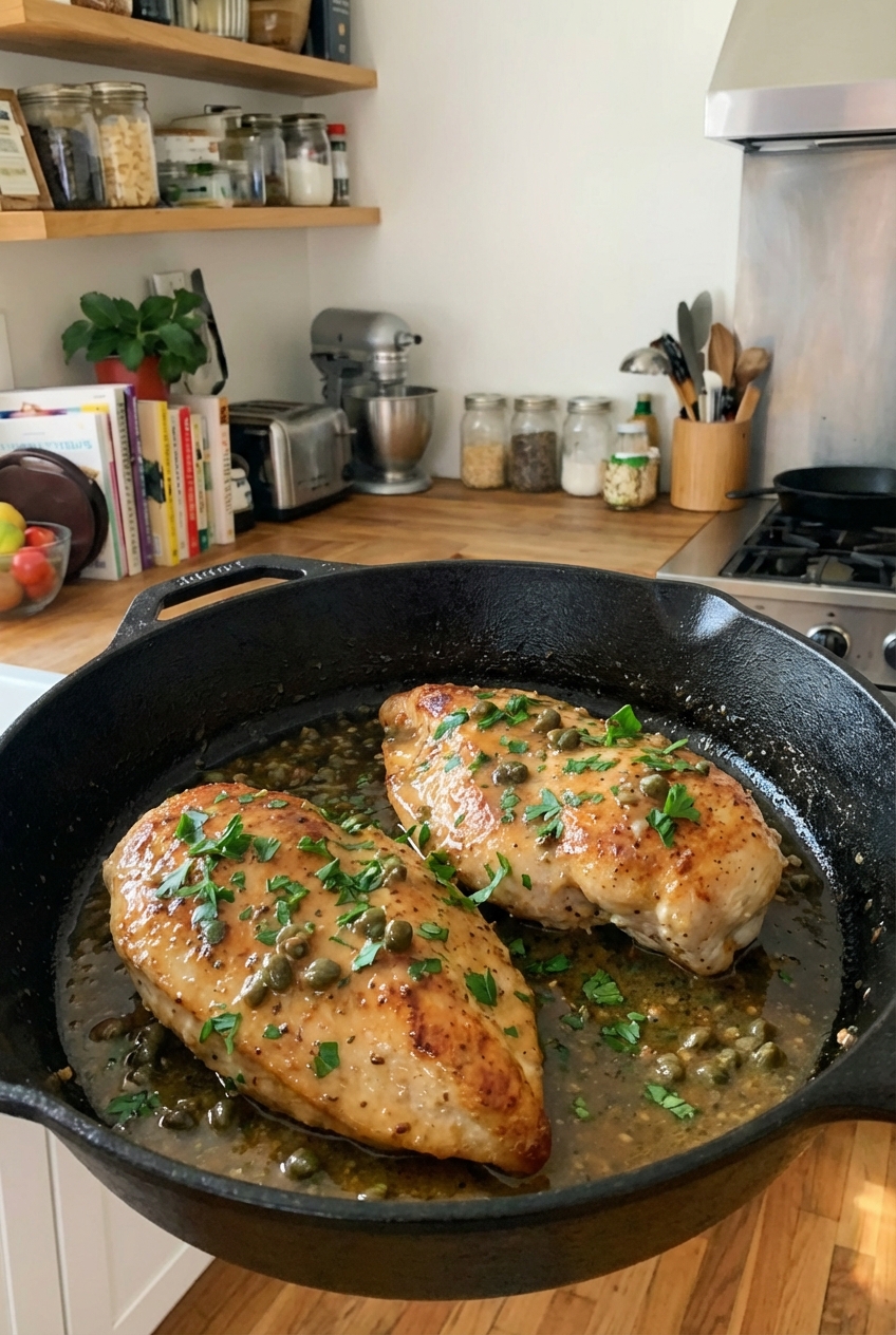 Luxurious Lemon Caper Chicken (WW Style)