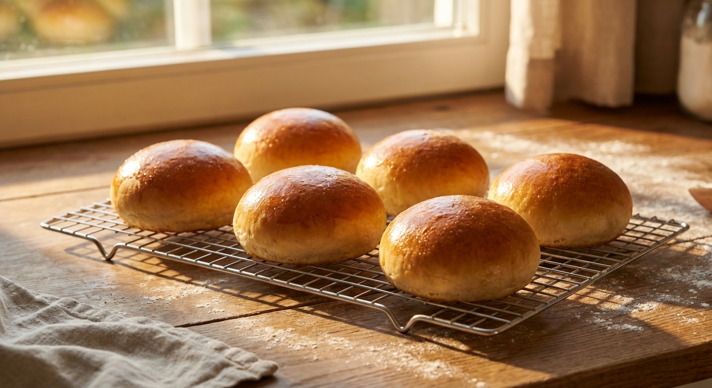 Simple Hamburger Bun Recipe