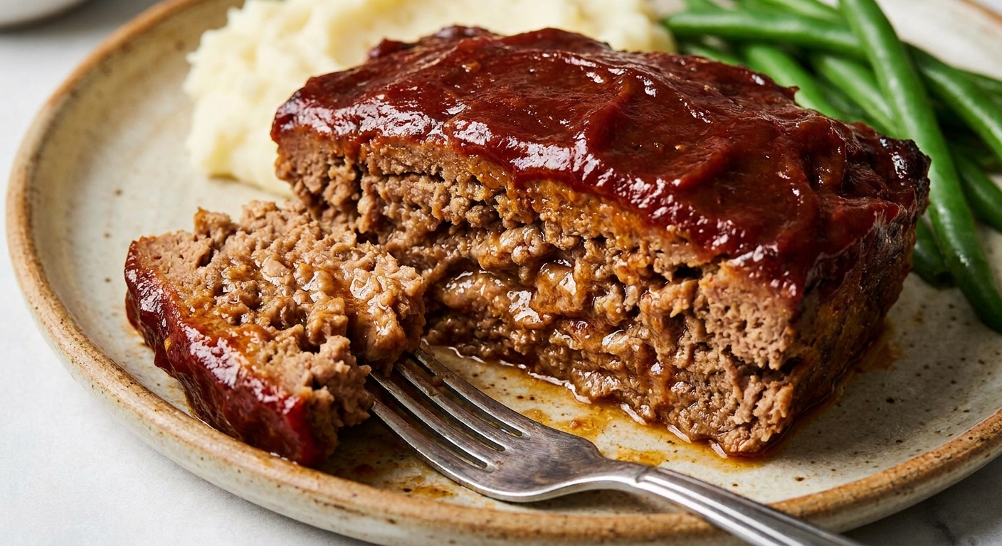 Classic Meatloaf (Juicy, Not Dry)