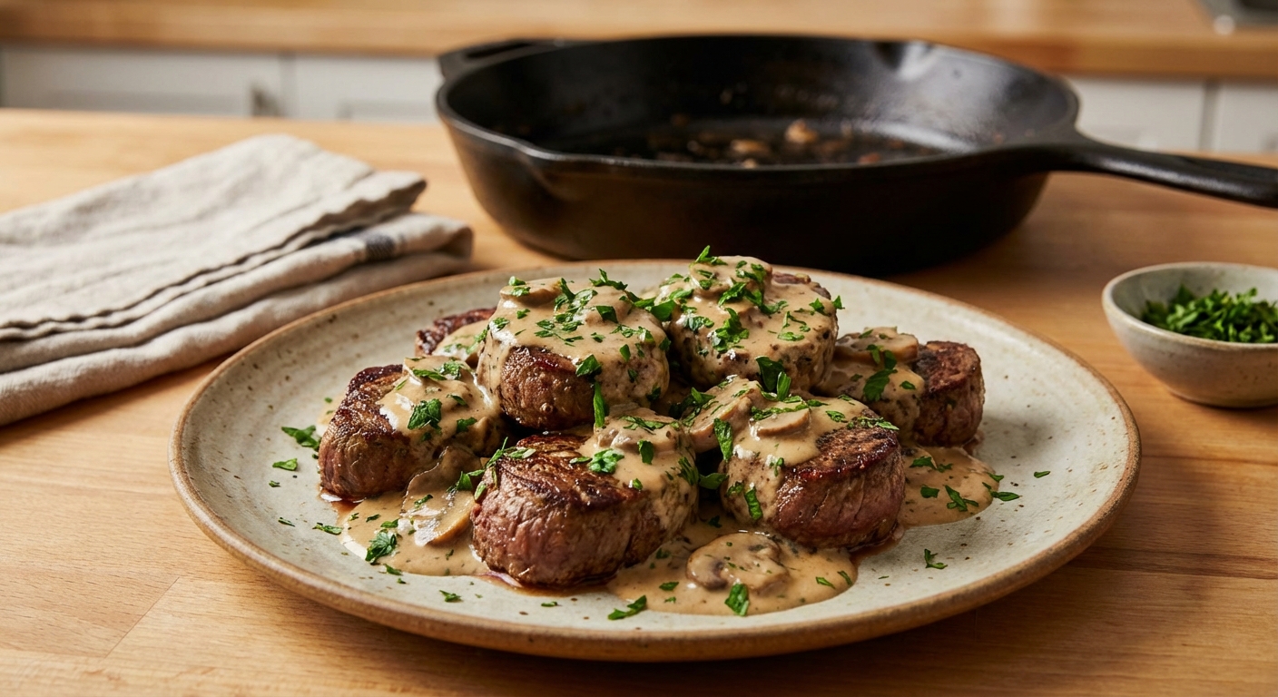 Creamy Homestyle Beef Tenderloin