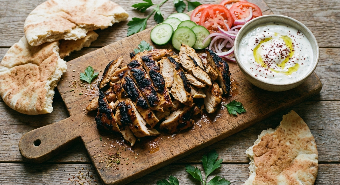 Flavorful Homemade Chicken Shawarma