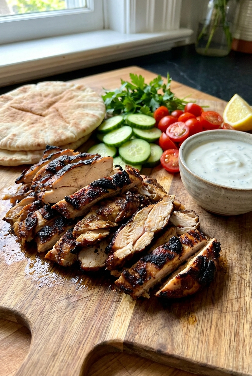 Flavorful Homemade Chicken Shawarma