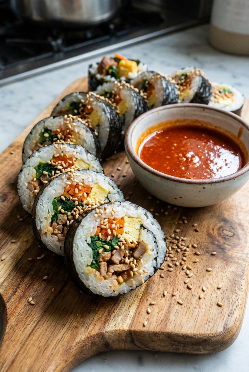 Hearty Spiced Kimbap