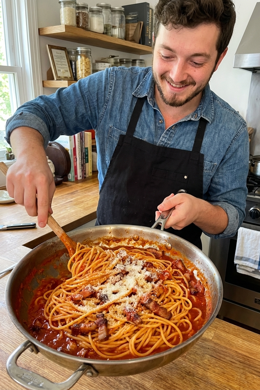 Roman Pasta all’Amatriciana