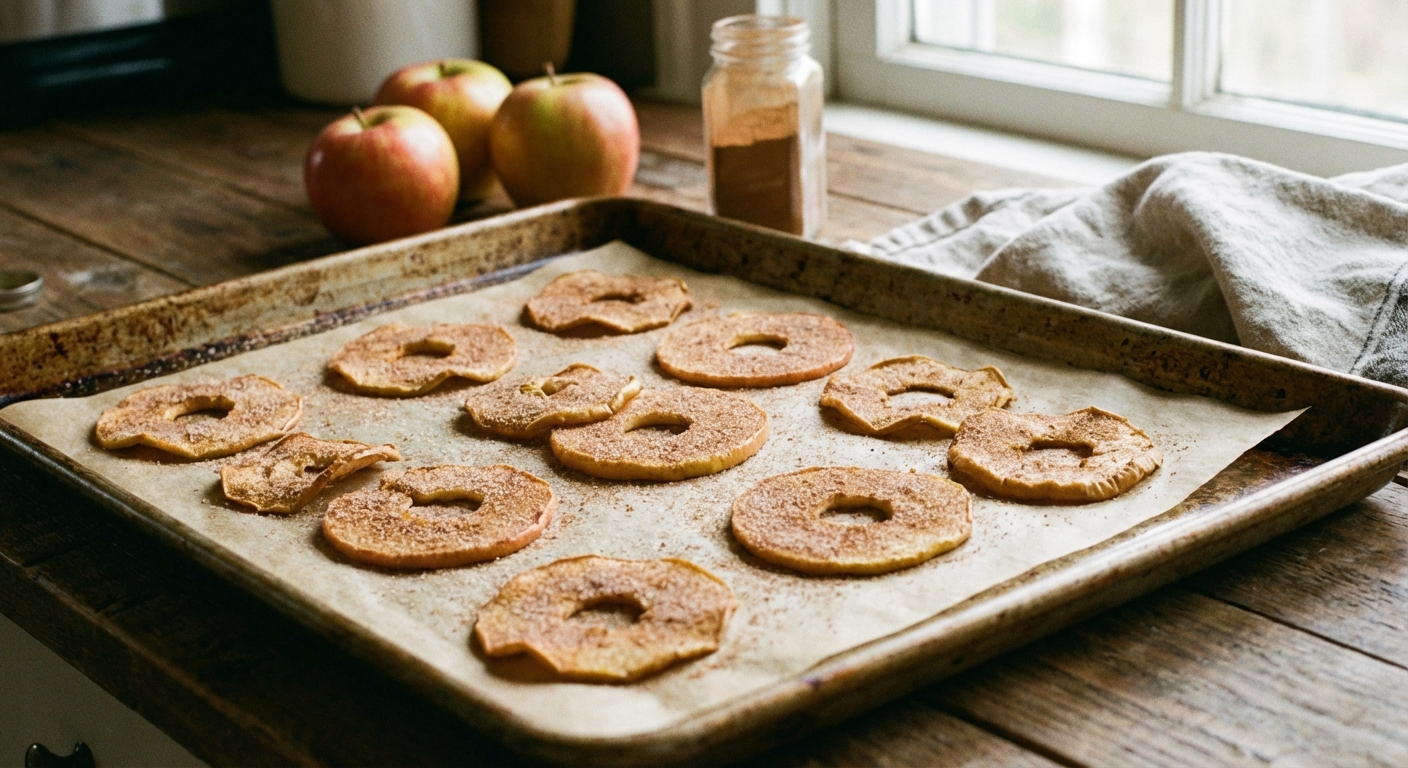 Baked Cinnamon Apple Chips