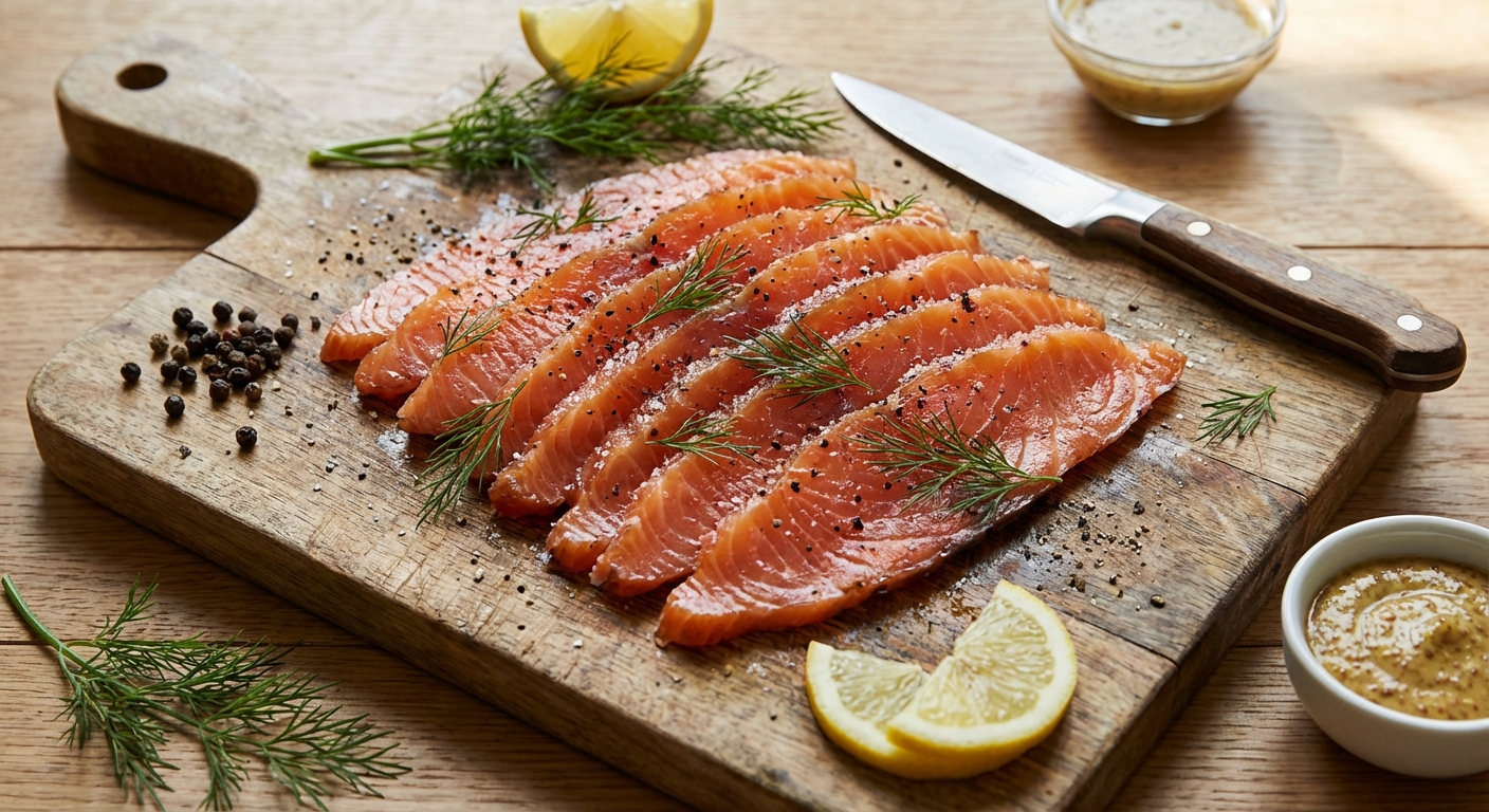 Cured Salmon Gravlax