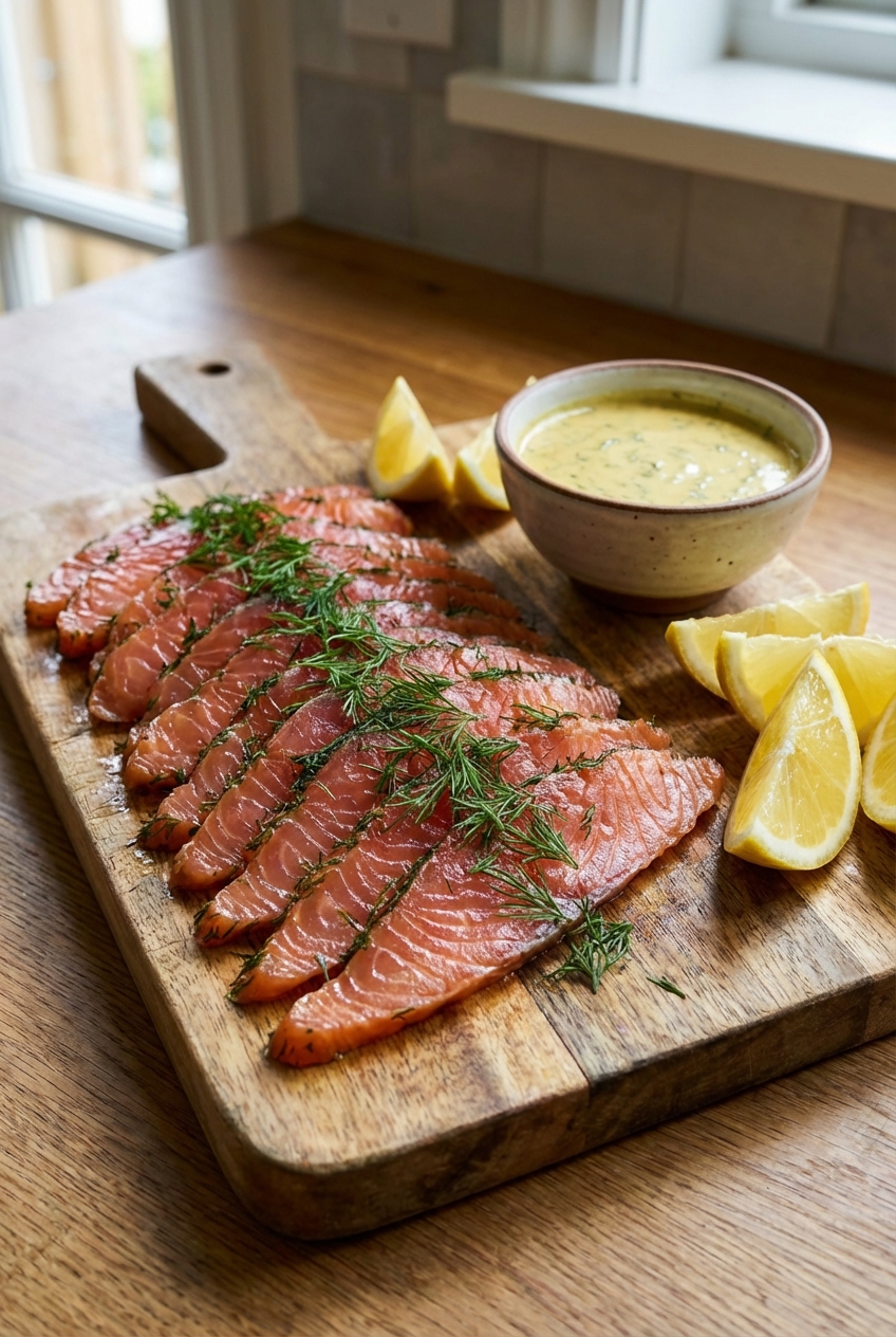 Cured Salmon Gravlax