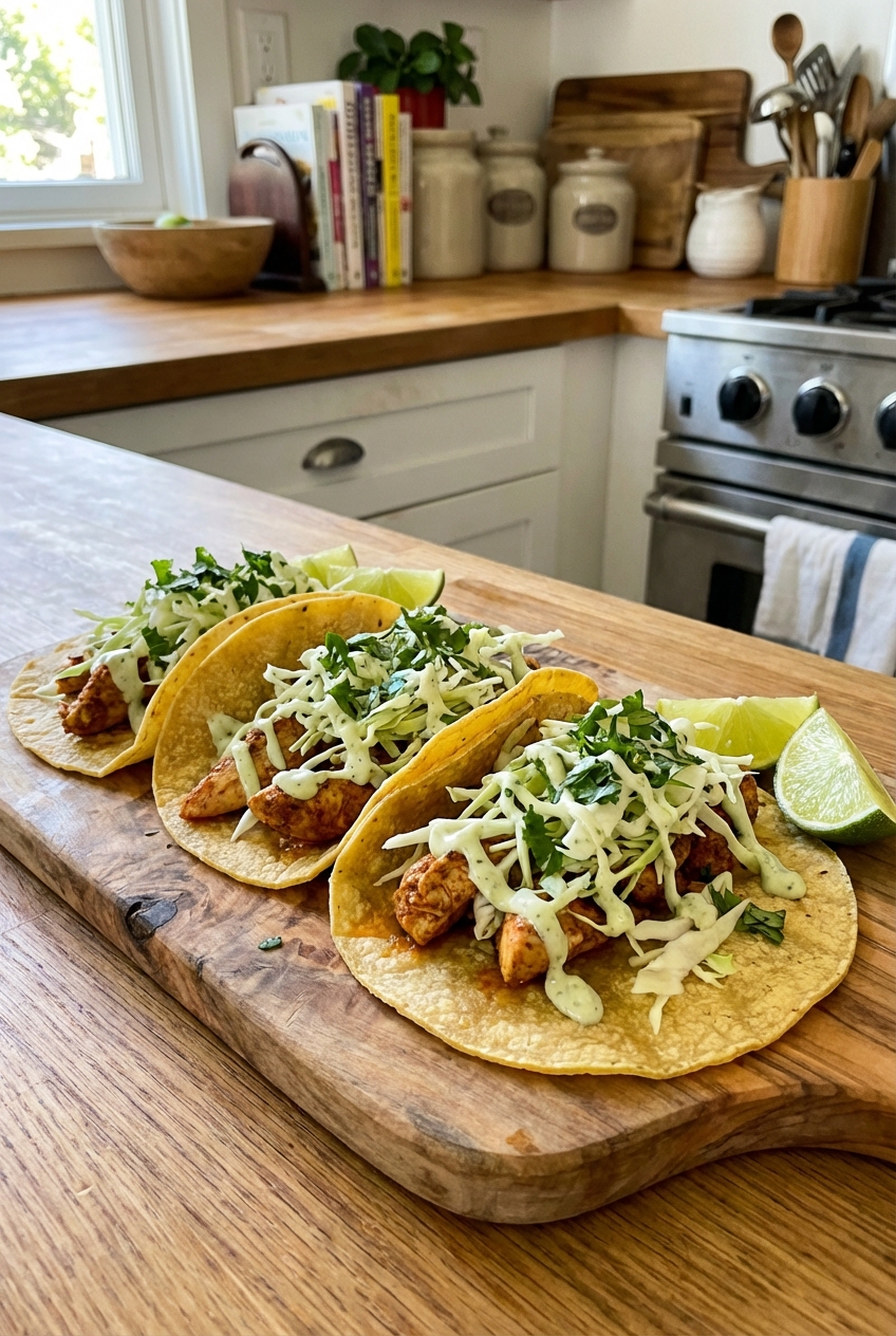 Spiced Chicken Tacos