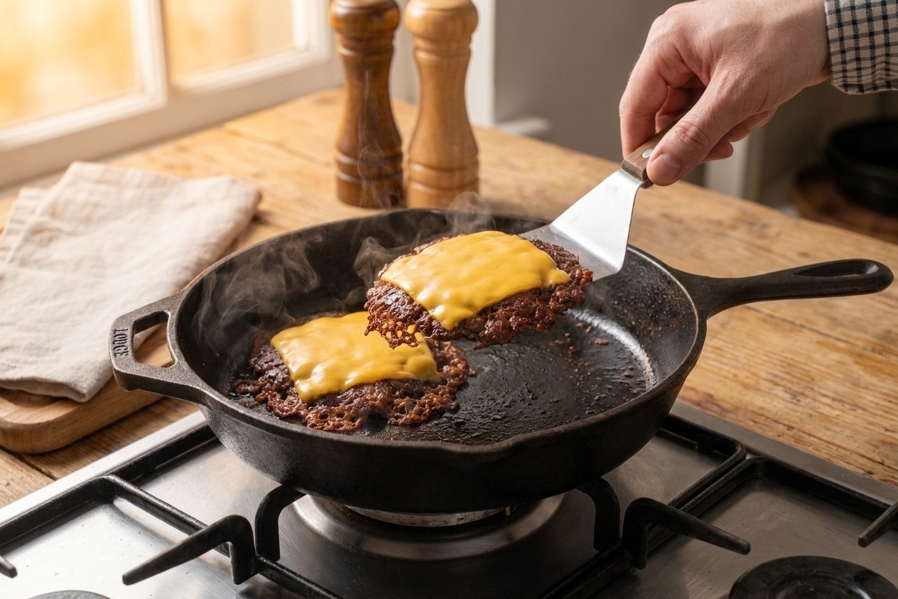 Crispy Smash Burgers