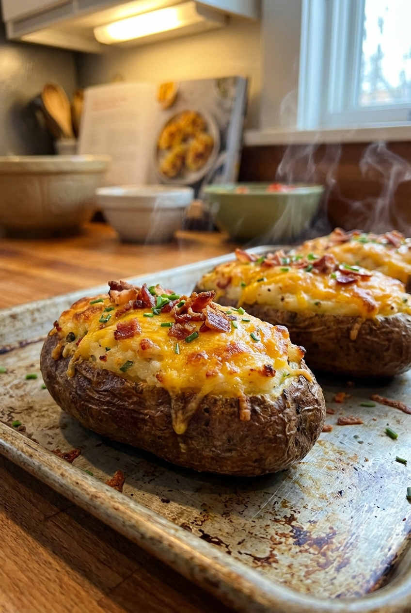 Hearty Twice Baked Potatoes